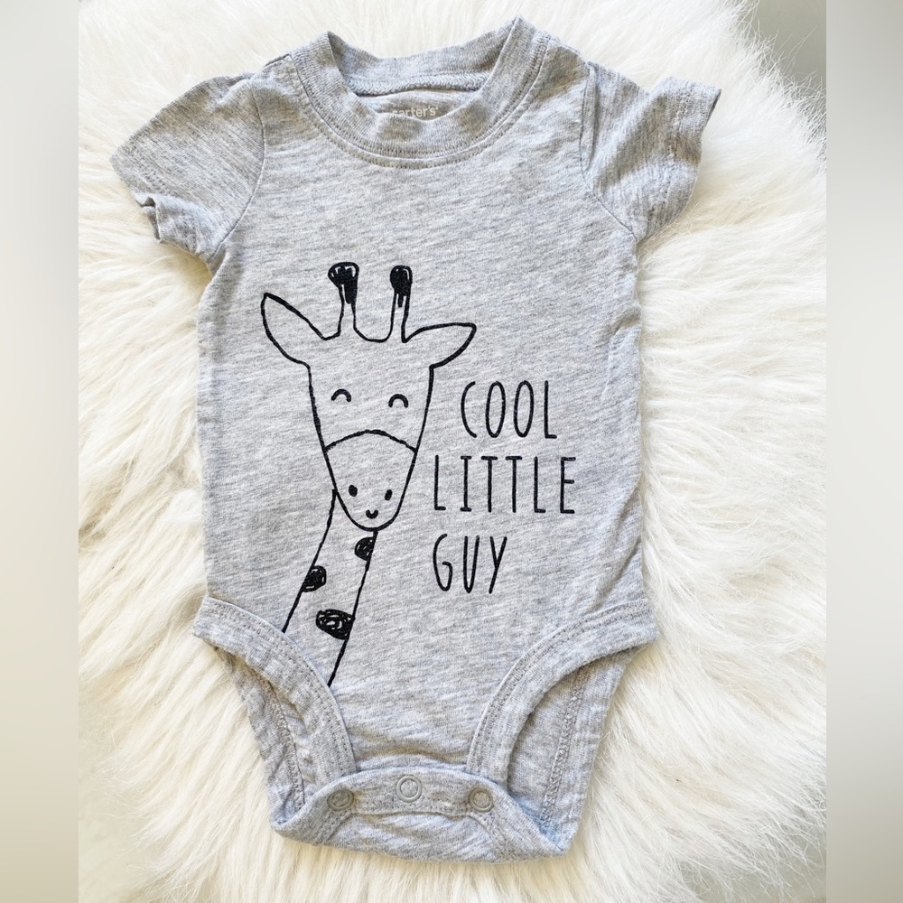 Carter's Newborn Onesie Cool Little Guy Giraffe